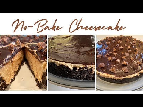 REESE PB CUP- NO BAKE CHEESECAKE 🎉 #sweet #trending #homemade #viral #viralvideo #subscribe