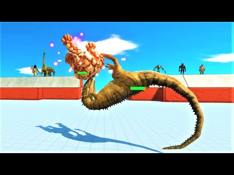 All Carnivore and herbivore dinosaurs vs infernals ARBS animal revolt battle simulator