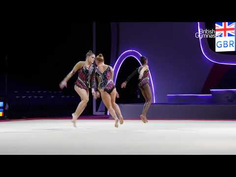 Berry, Roper, Hiens - Junior Women's Group Balance Final - 2019 Acrobatic European Championships