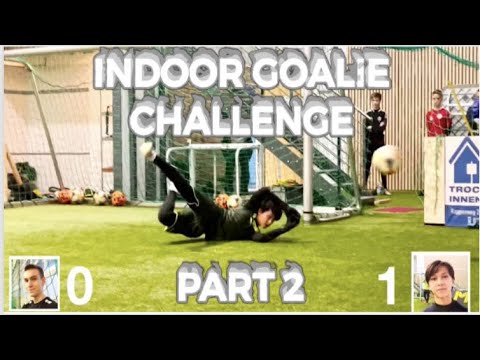 14Y GK Bobby - Indoor Goalkeeper Challenge Part 2