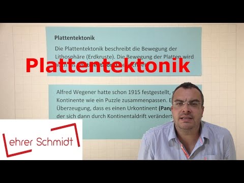 Plate Tectonics - Introduction and Terms | Geography | Lehrerschmidt