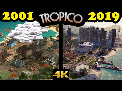 Evolution of Tropico games (2001-2019)