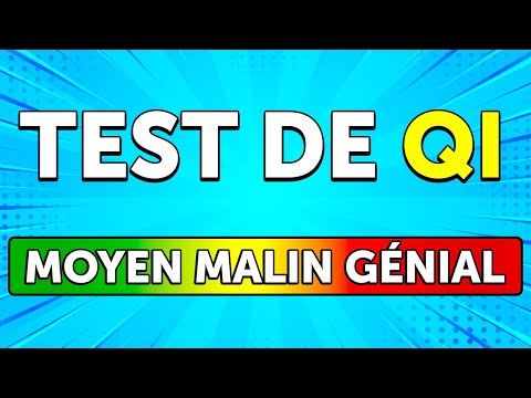 Un Test de QI Rigolo Pour les Petits Génies