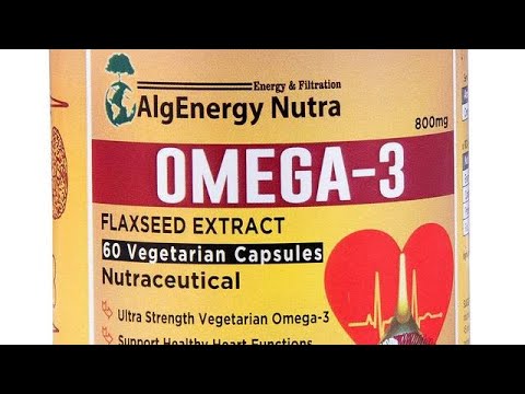 Algenergy nutra flaxseed oil capsule, 60 capsules, non presc...