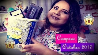 compras - outubro de 2017 - vídeo