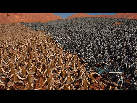 25000 SWORDMEN vs 25000 UNDEAD - Epic Fantasy Battle Simulator