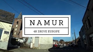 (4K & music) 癒しの欧州ドライブ　ベルギーの田舎町　ナミュール地方