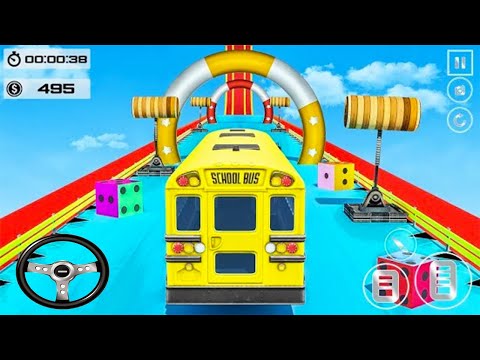 Impossible School Bus Simulator Tracks Driving - Android GamePlay