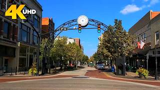Evansville Indiana 4K Driving Tour | Downtown, Ohio River & Southern Indiana
