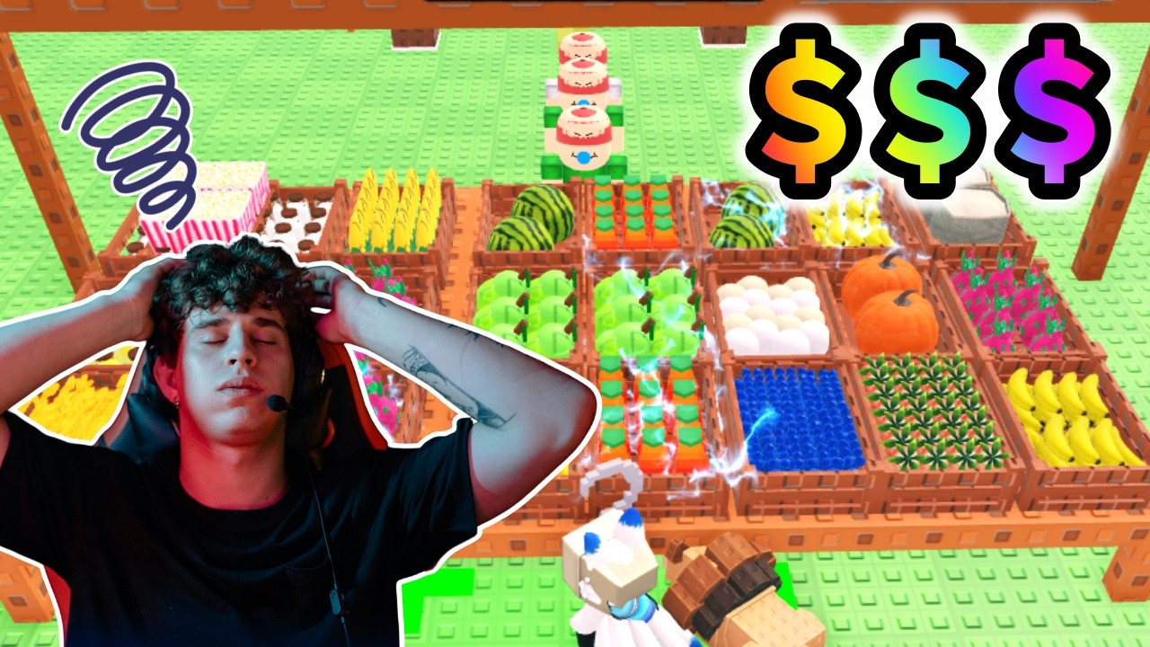 I Became INSANELY RICH by Selling Massive Crops in Roblox! 【Roblox / ロブロックス】【My Farmers Market】