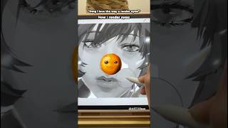How I render eyes (not srs!!) #digitalpaintingtimelapse #render #fyp #digitalart#OC#procreate