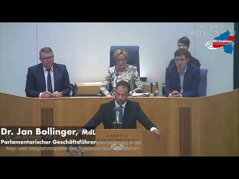 +++ Teilen, Teilen, Teilen +++ Dr  Jan Bollinger AfD: Zu Asylpolitik: CDU i