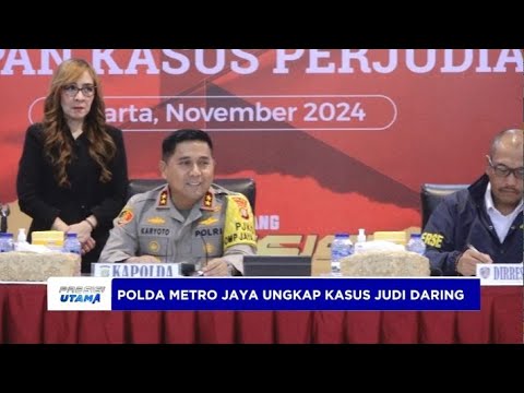 POLDA METRO JAYA UNGKAP KASUS JUDI DARING