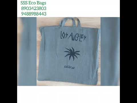 Sss grey cotton bags for supermarket, capacity: 5 - 7 kgs, s...