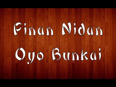 Waza Wednesday 3-11-15 - Pinan Nidan Oyo Bunkai
