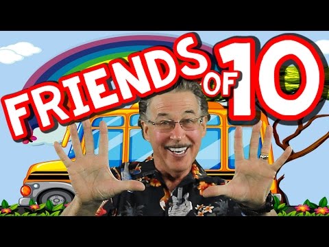 Friends of 10 | Learn to Add | Math Song for Kids | Addition Song | Jack Hartmann