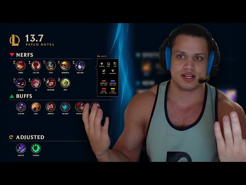 TYLER1 REACTS TO PATCH 13.7 NOTES