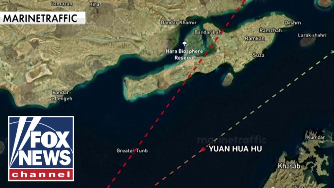 JUST IN: Chinese SUPERTANKER passes through Strait of Hormuz