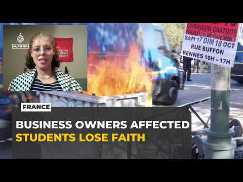 France unrest: Rennes residents count the cost of overnight looting