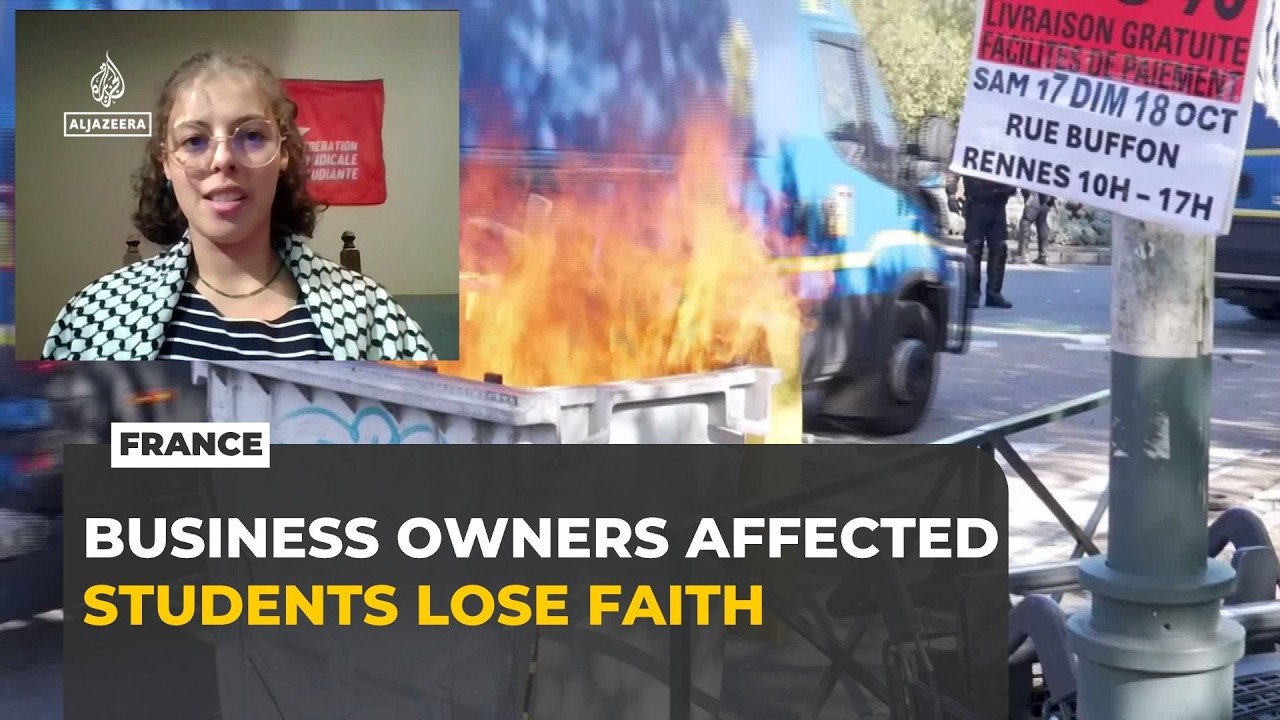 France unrest: Rennes residents count the cost of overnight looting