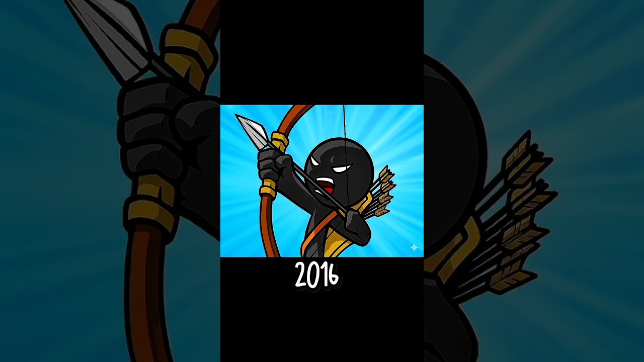 Evolution of Stick war games 2009-2025 #stickwar #shorts