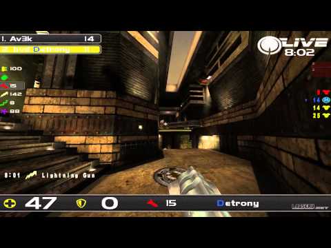 Av3k vs Detrony - DreamHack Winter 2013 Group C Round 3 (Quake Live VOD)