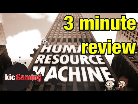 Human Resource Machine review in 3 minutes -- gameplay / worth a buy? (Yes, it is.)