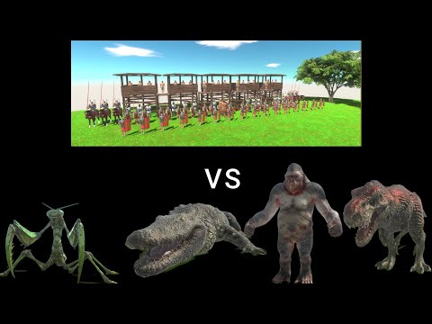 Ancient humans team vs Other Animals teams