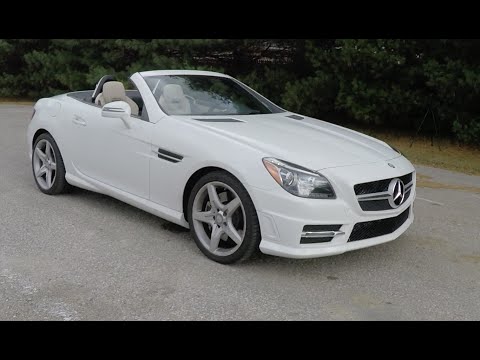 2015 Mercedes Benz SLK250 Hardtop Roadster | White | Martinsville, IN | 18188A