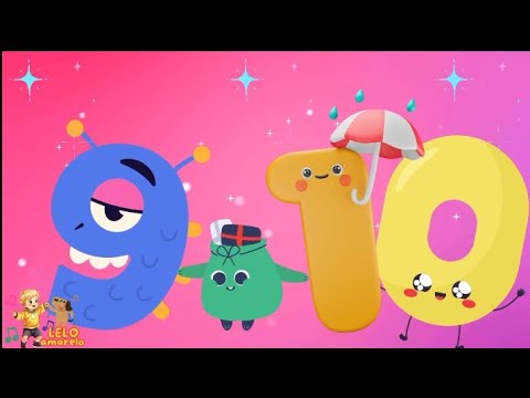 Contando até dez! Juntos vamos cantar os números até o 10.