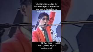Top 3 Best Selling Singles by Ryuichi Sakamoto