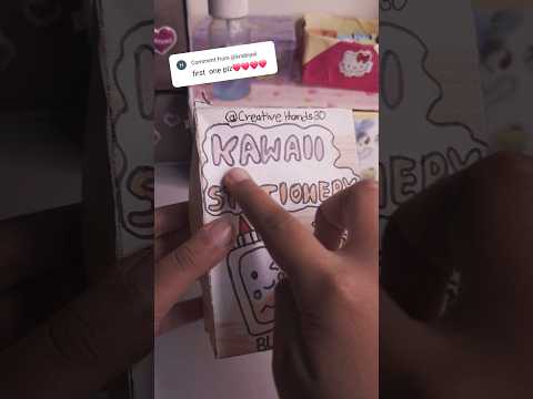 kawaii stationery blind box!#unboxing #blindbox #kawaii #diy #paper #squishy #cinnamoroll #sationery