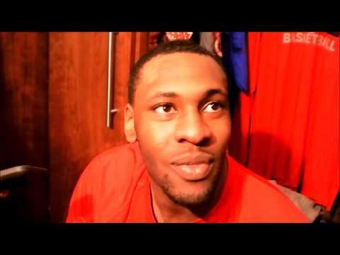 Tarik Black after scoring 10 points, 15 rebounds vs. Grizzlies
