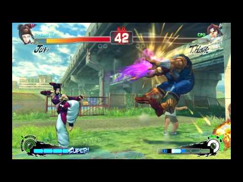 SSFIV:AE T.Hawk's bad AI - Juri's Fuhajin vs T.Hawk