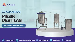 Mesin Destilasi (Penyulingan) Minyak Nilam Atsiri Kayu Putih Stefia Gaharu dll Kapasitas 50 liter