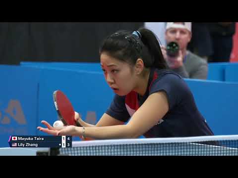 2019 Seamaster US Open TT Championships - Women's Singles Final - L. Zhang vs M. Taira (highlights)