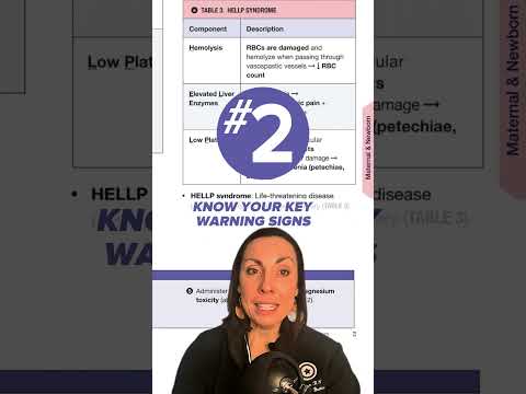 How to answer a question about HELLP syndrome on the NCLEX🧐 #NCLEX #nursingstudent #nursingschool