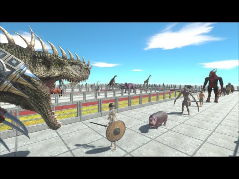 Updated Trex vs every unit - Animal Revolt Battle Simulator