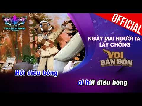 KARAOKE | Ngày Mai Người Ta Lấy Chồng  | Hạ 2 tone |  The Masked Singer Vietnam