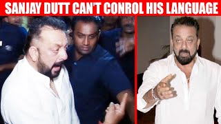 Sanjay Dutt Funny Moments With Media Reporter - Sanju Baba Funny