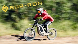 Sur Ron Going FULL SPEED On DIRT TRAILS | 2022 Sur Ron Light Bee X