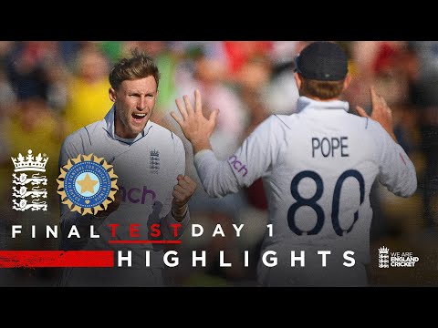 Joe Root Dismisses Dominant Pant | Highlights | England v India - Day 1 | LV= Insurance Test 2022