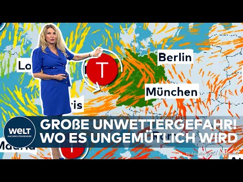 DEUTSCHLAND: "Heftige Gewitter!" - Wetterchaos! Unwetterserie reißt nicht ab! Wo es gefährlich wird