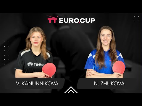 18:00 Vasylysa Kanunnikova - Nadiia Zhukova 07.10.2024 TT Euro.Cup Women Ukraine Star. TABLE 3