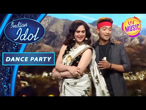'Tu Mera Hero Hai' पर Meenakshi जी ने किया Rishi के साथ Dance | Indian Idol S13 | It's A Dance Party
