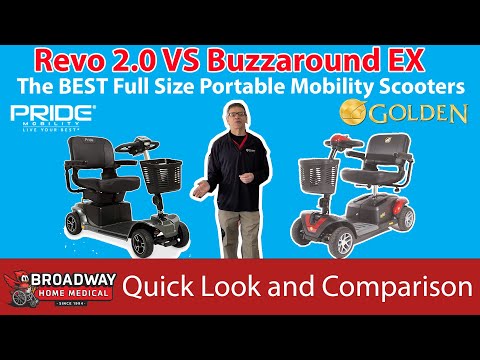 WHO Makes the Best Portable Full-Size Scooter? | Pride (Revo 2.0) vs Golden (Buzzaround EX)
