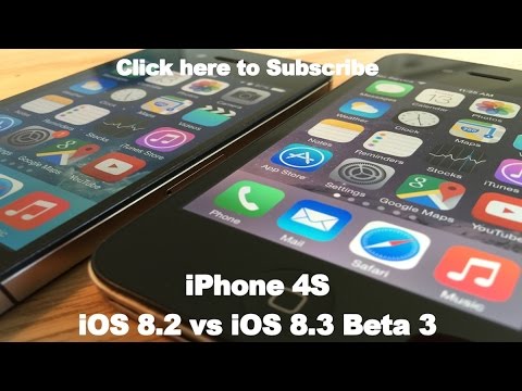 iOS 8.3 Beta 3 vs iOS 8.2 on iPhone 4S