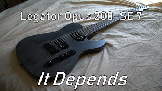 Video thumbnail for Are Legator Guitars Good in 2019? - Legator Opus 200-SE 7 by AJ Brown