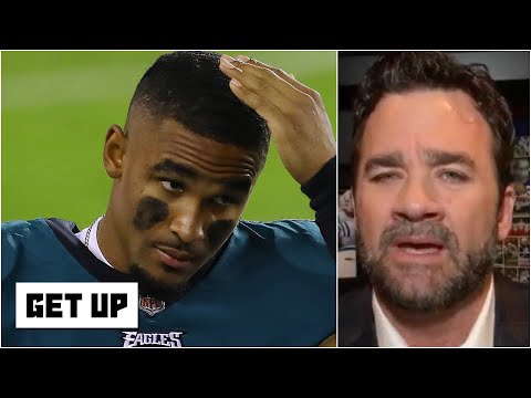 在海鷹隊的比賽中，賈倫-赫茲的比賽是 "絕對的浪費時間"--傑夫-星期六 - 起床了。 (Playing Jalen Hurts vs. the Seahawks was an 'absolute waste of time' - Jeff Saturday | Get Up)