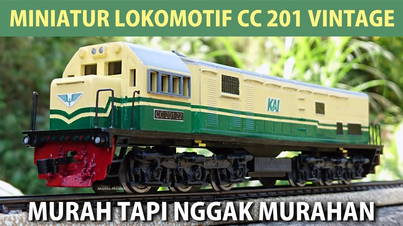 ONLY 100 THOUSAND‼️ MINIATURE LOCOMOTIVE CC 201 VINTAGE LIVERY PJKA LOGO KAI